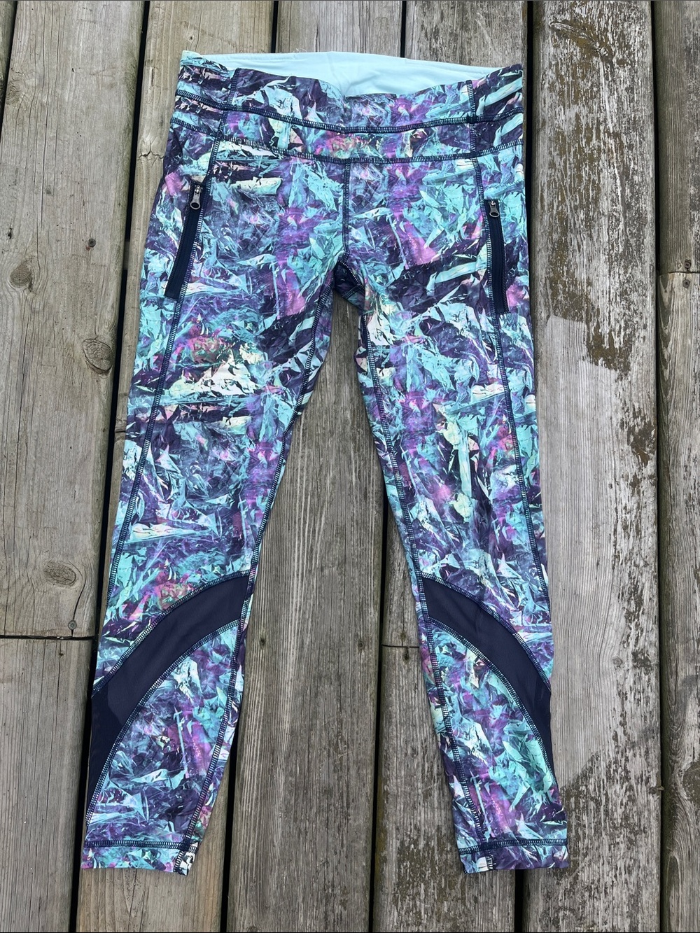 Lululemon Inspire Tight II *Full-On Luxtreme (Mesh) Iridescent Multi Size 8 - Picture 4 of 12
